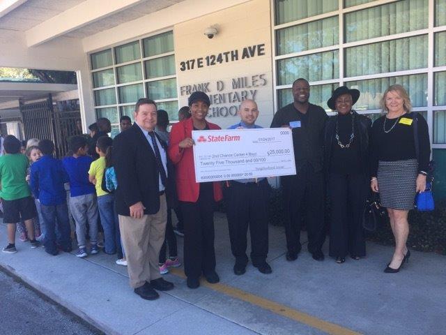 Tampa’s 2nd Chance Center 4 Boyz At Miles Elementary Wins $25,000 State Farm Neighborhood Assist® Grant