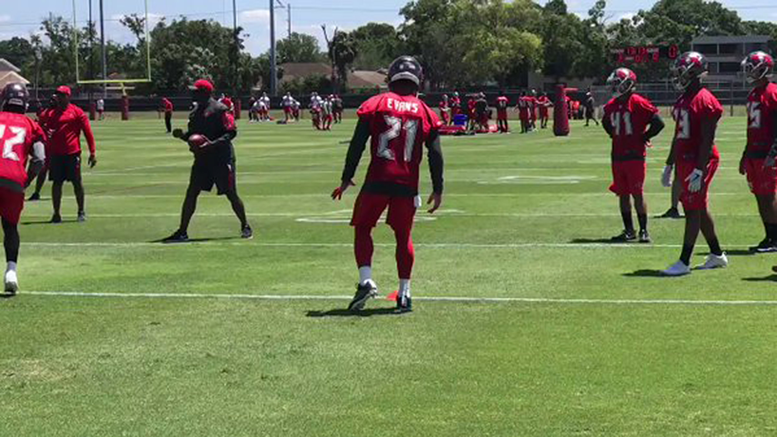 A&M's Evans Impressing At Buccaneers Minicamp
