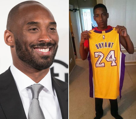 Kobe Bryant Surprises Brother Of Teen Killed By Police On His Birthday