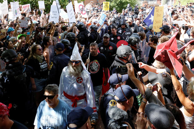 Counter-Protesters Outnumber KKK Members At  Its Rally To Keep Confederate Statue