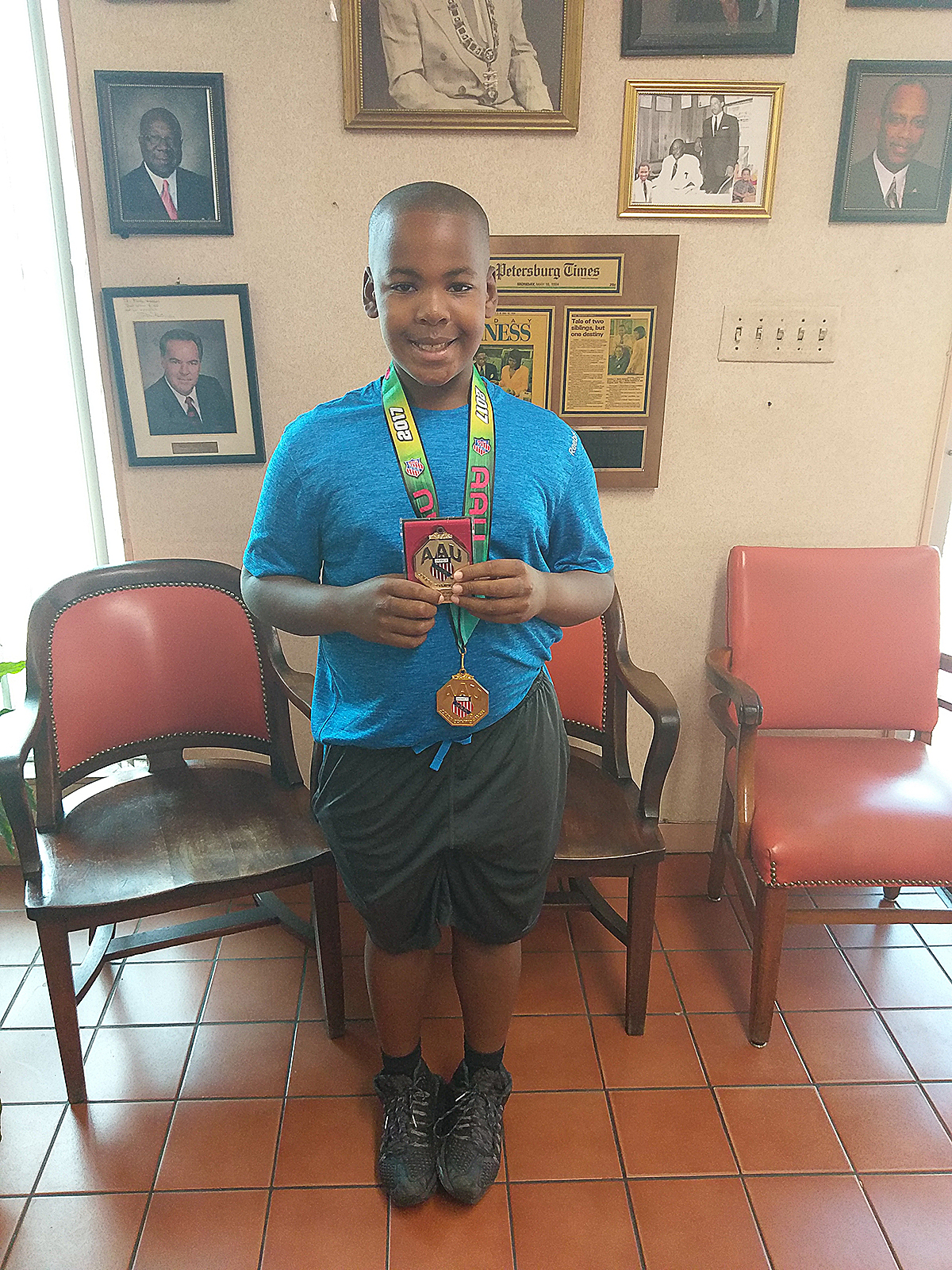 Young Athlete Earns Gold Medal For 2nd Consecutive Year