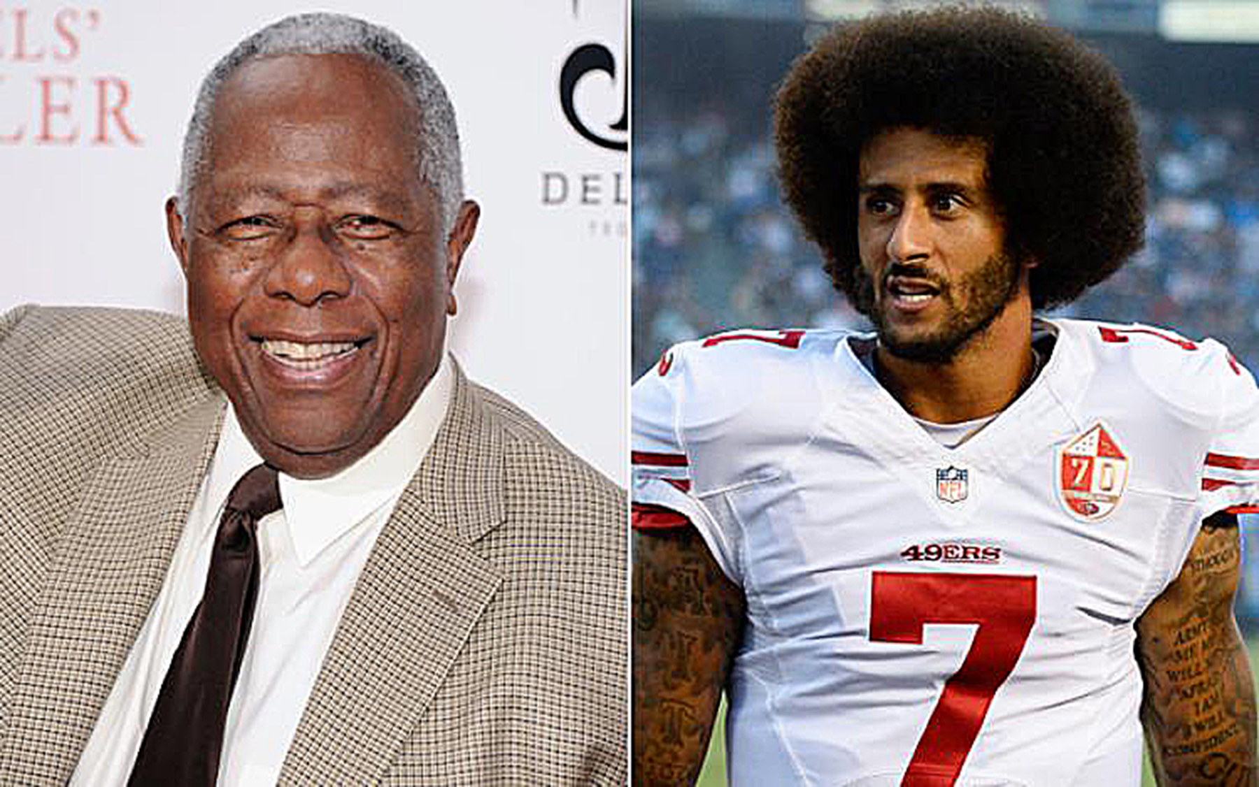 Hank Aaron Says Colin Kaepernick 'Getting A Raw Deal';NAACP Seeks Goodell Meeting Over QB