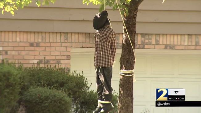 ‘Lynched Man’ Used As Decor For Halloween
