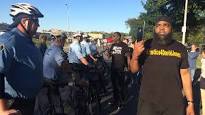 BLM Protest Outside Fundraiser For Suspended Cop That Fatally Shot Black Man In The Back