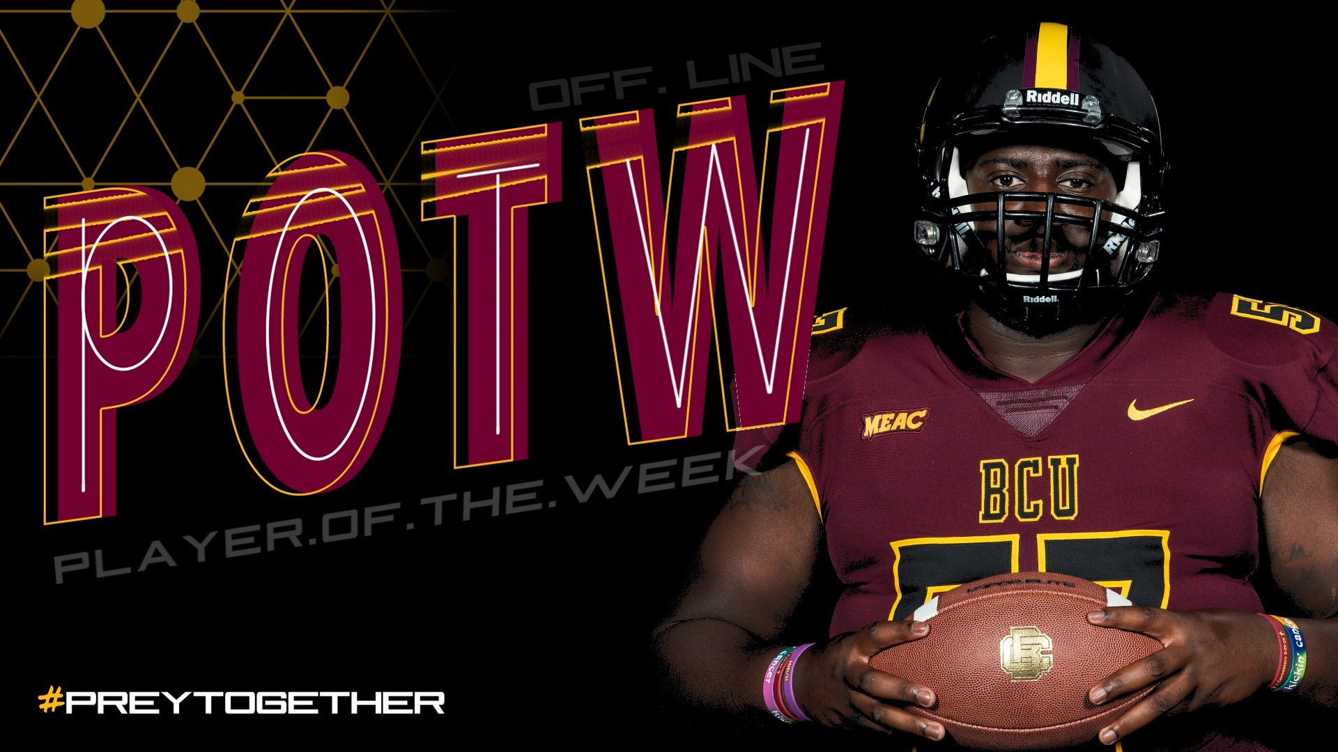Bethune Lineman Named MEAC Offensive Lineman Of Week