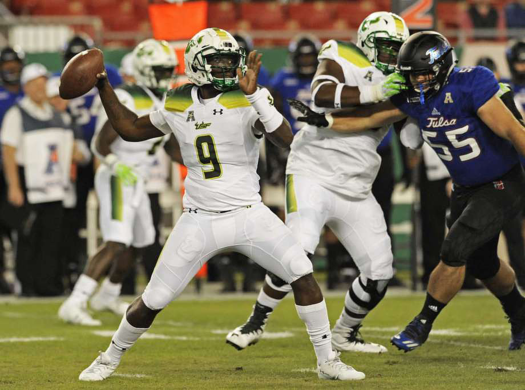 No. 20 USF Stays In Position For Division Title With Win Over Tulsa