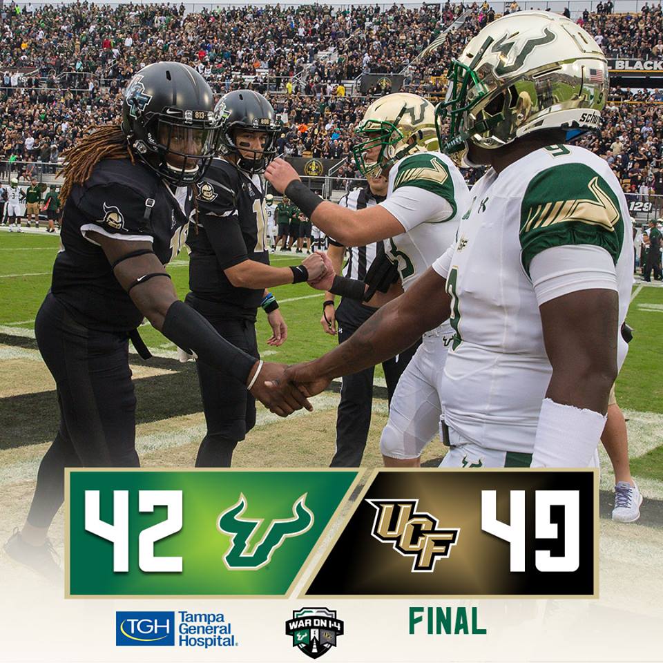 USF Vs. UCF Among Highest Rated Games On Black Friday