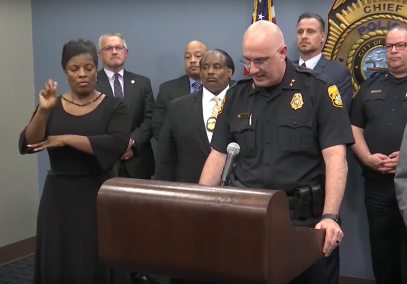 Sign Language Interpreter At Seminole Heights Press Conference Under Attack 