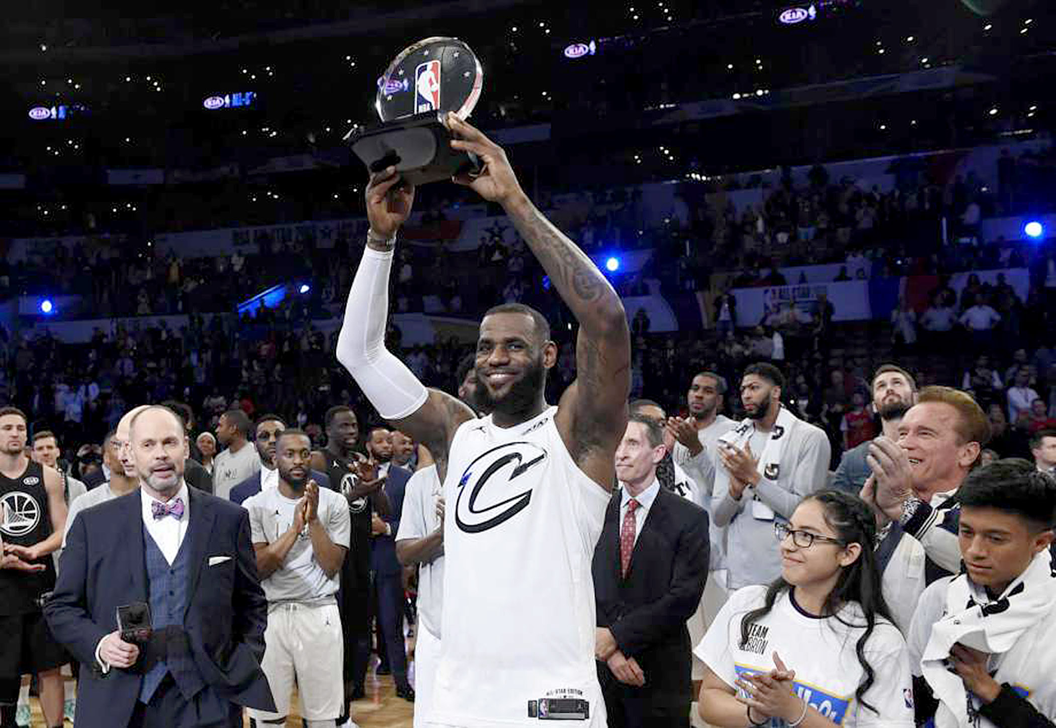 LeBron James Scores 29, Wins His Third Career All-Star Game MVP