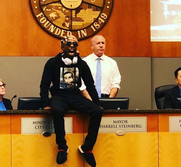 Stephon Clark’s Brother Disrupts City Council Meeting