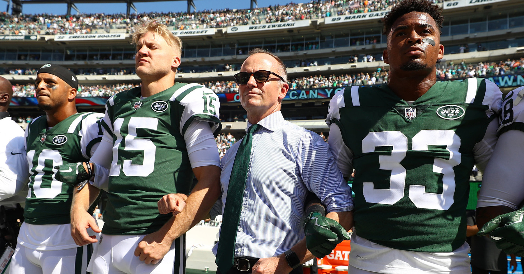 Jets Chairman Willing To Pay Fine If Players Kneel During Anthem