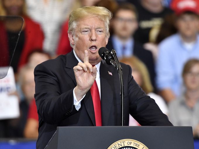 Pres. Trump Rips John McCain, JAY-Z And  Nancy Pelosi At Rally In Tennessee