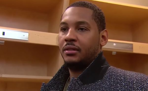 Carmelo Anthony wants Hawks jersey with his name on it
