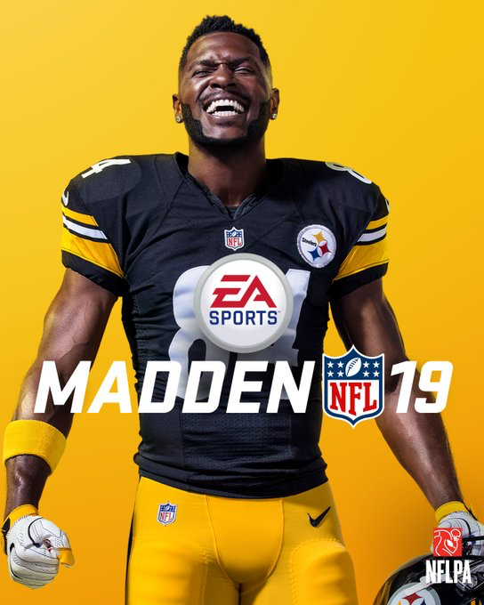 Steelers receiver Antonio Brown featured on Madden cover