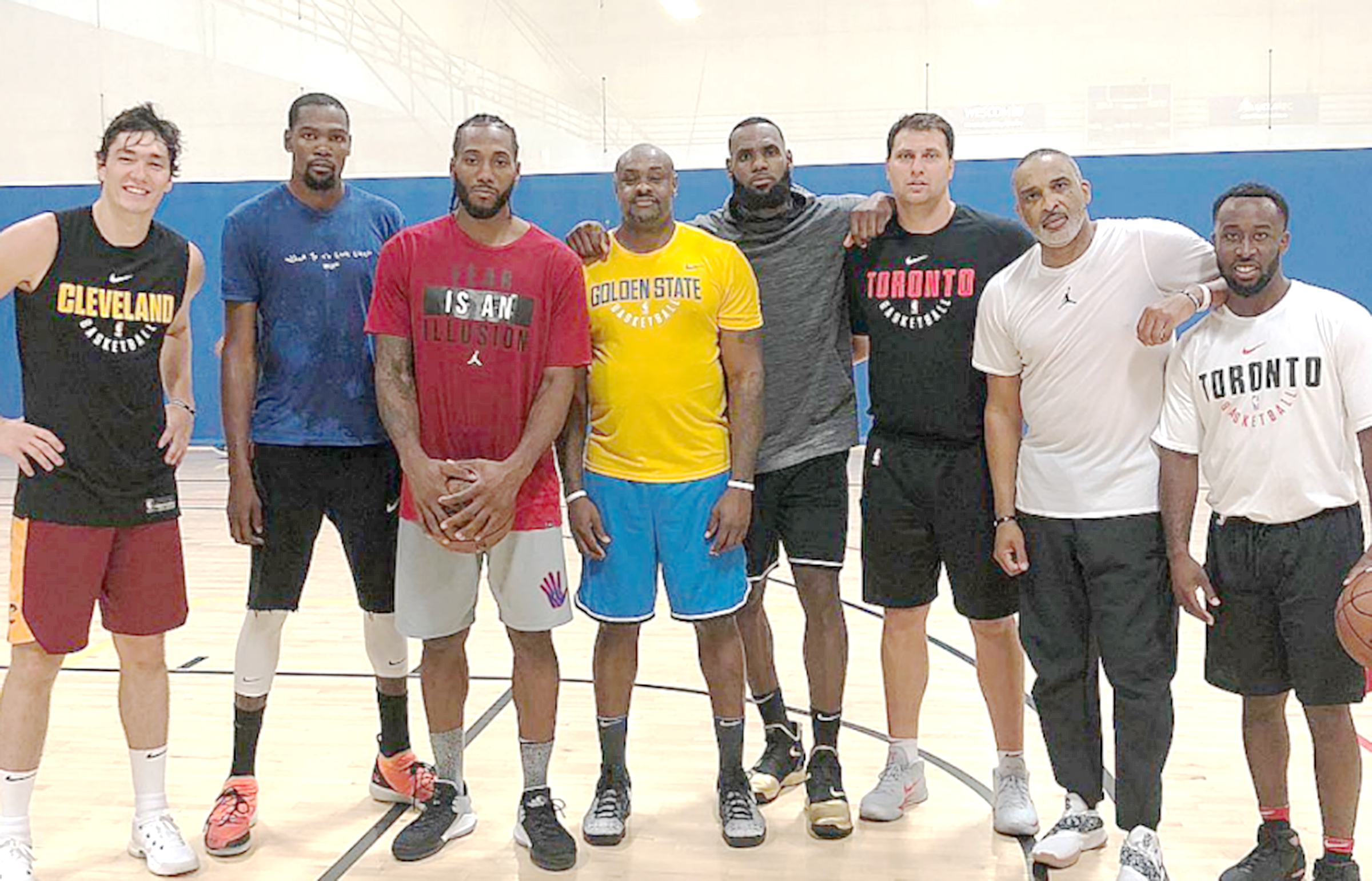 Durant, LeBron, Kawhi Work Out Together At UCLA