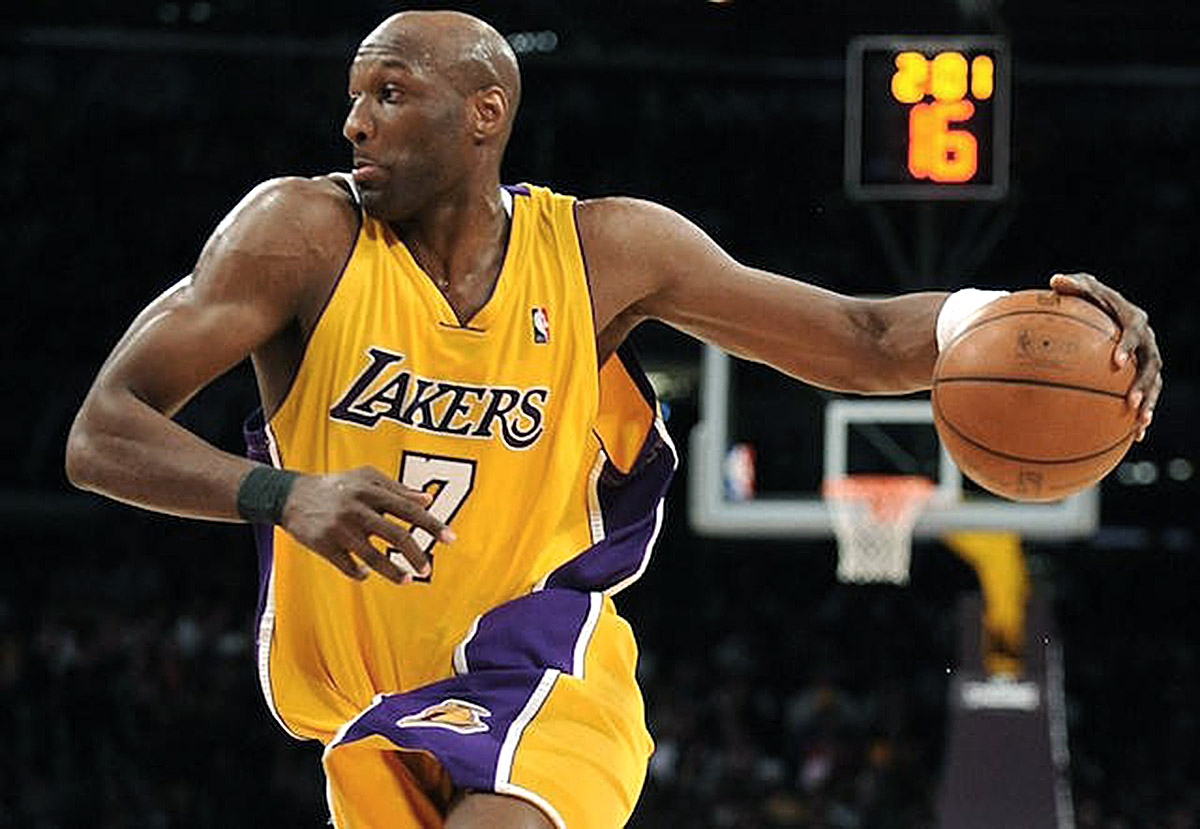 Lamar Odom Returns To The Court 