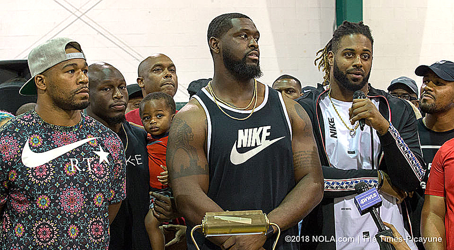 Saints Players Join Protest To Denounce Kenner, LA Mayor’s Nike Ban