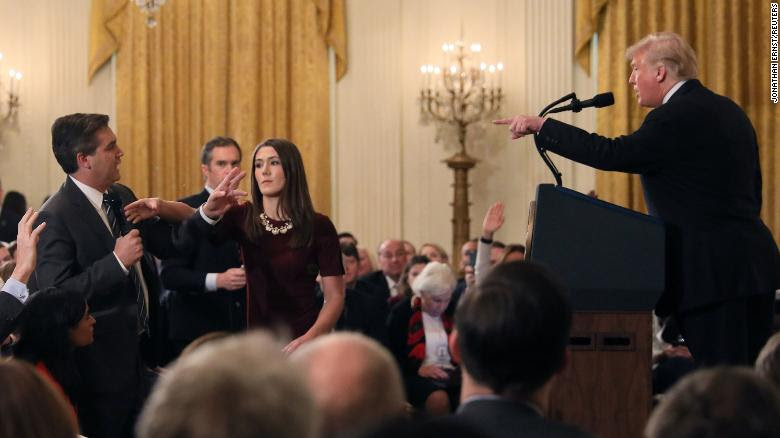 White House pulls CNN reporter Jim Acosta's pass after contentious news conference