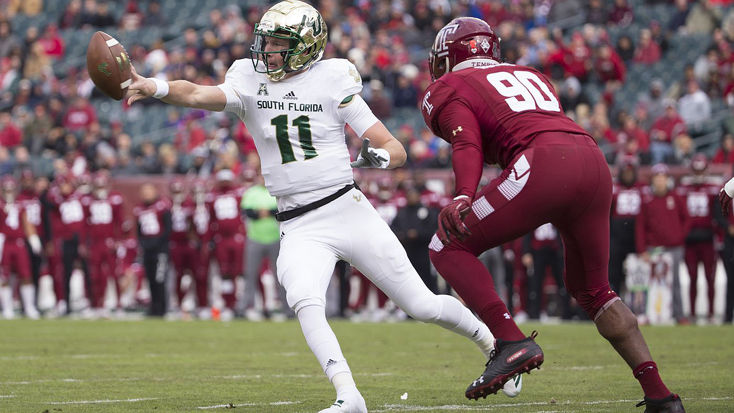 USF Collapses In Humiliating Fashion At Temple, 27-17; Drops Fourth Straight