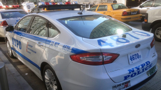 New NYPD 2013 Ford Fusion Car