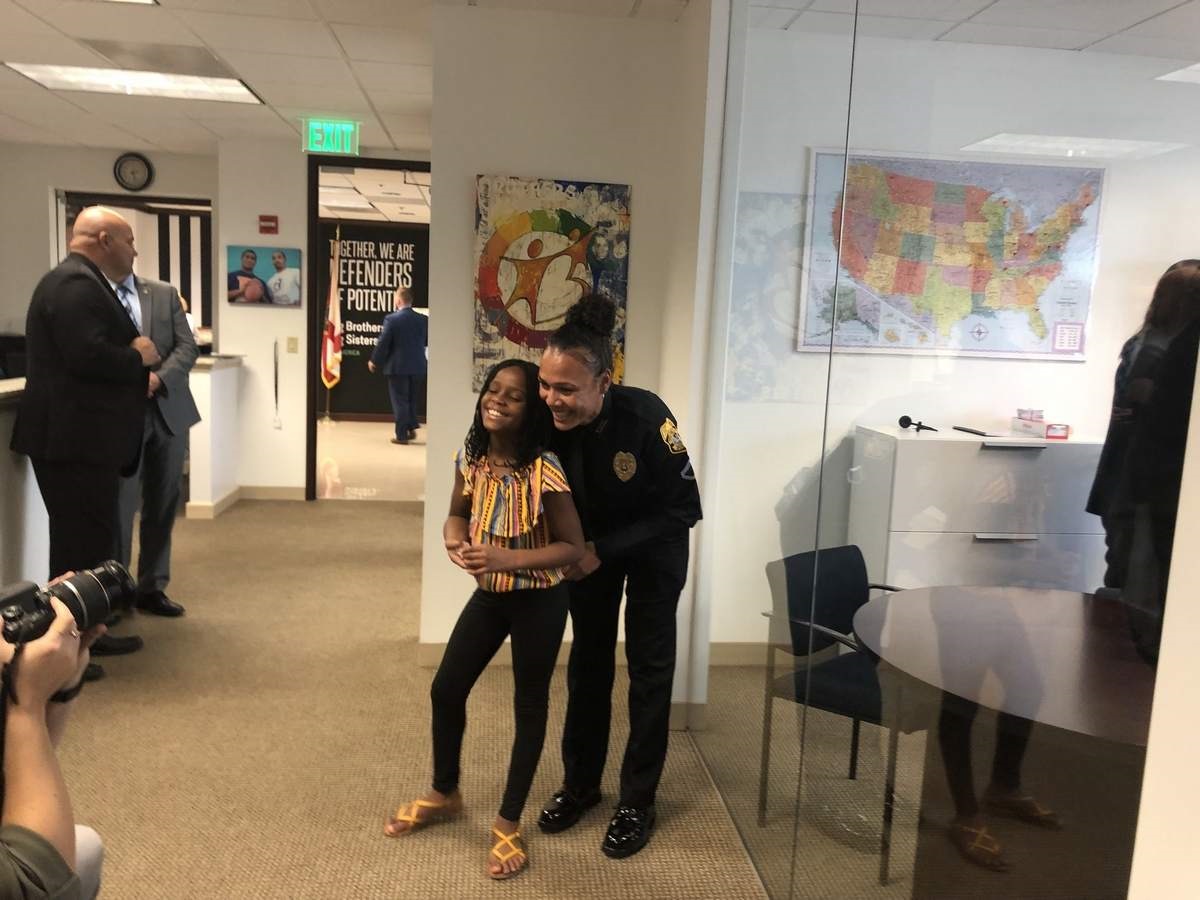 Detective Andrea Hughes and Tarajii