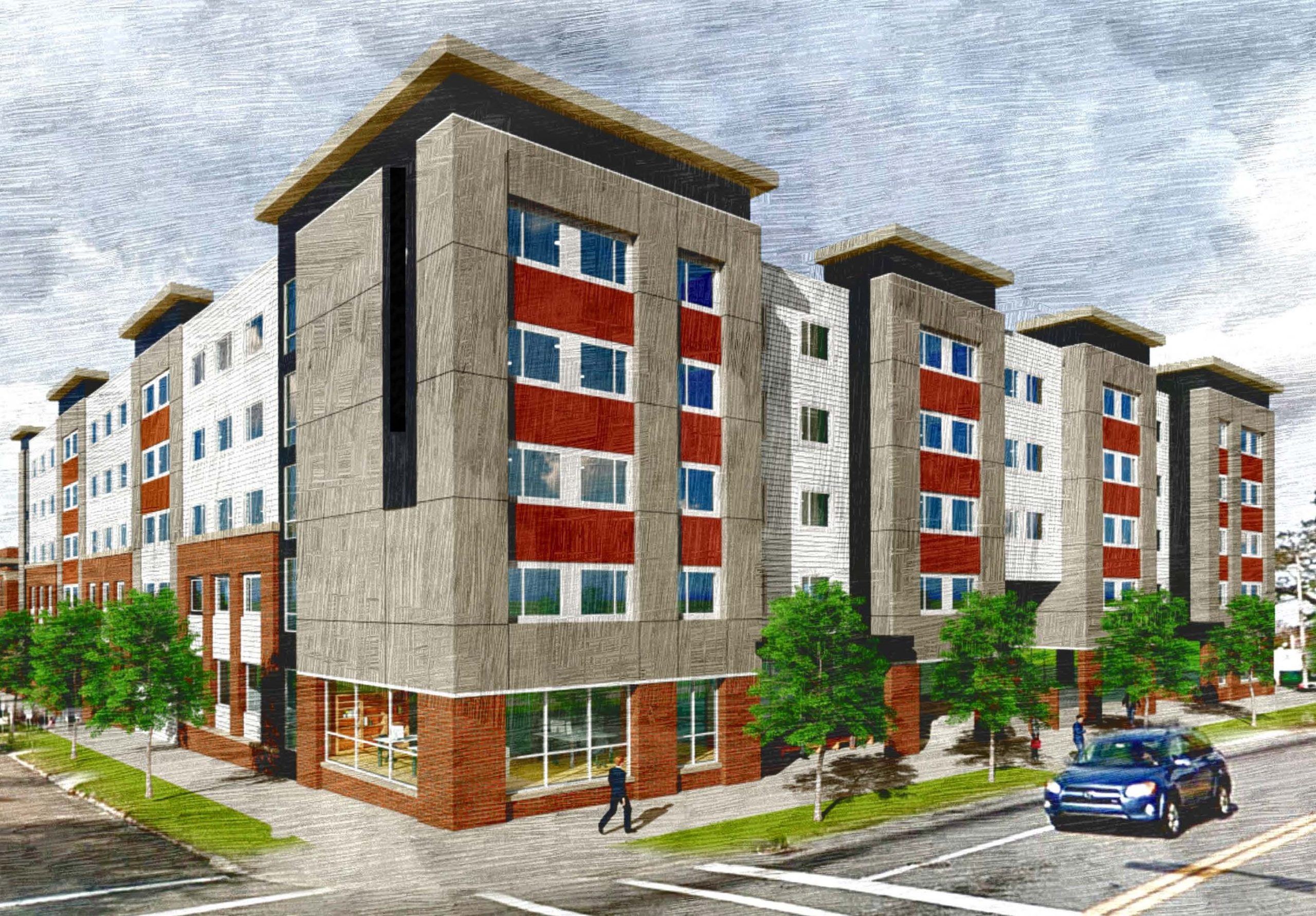 Rendering At University Area