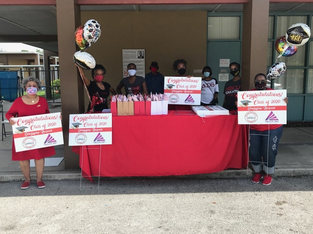 Delta Sigma Theta honoring Grads
