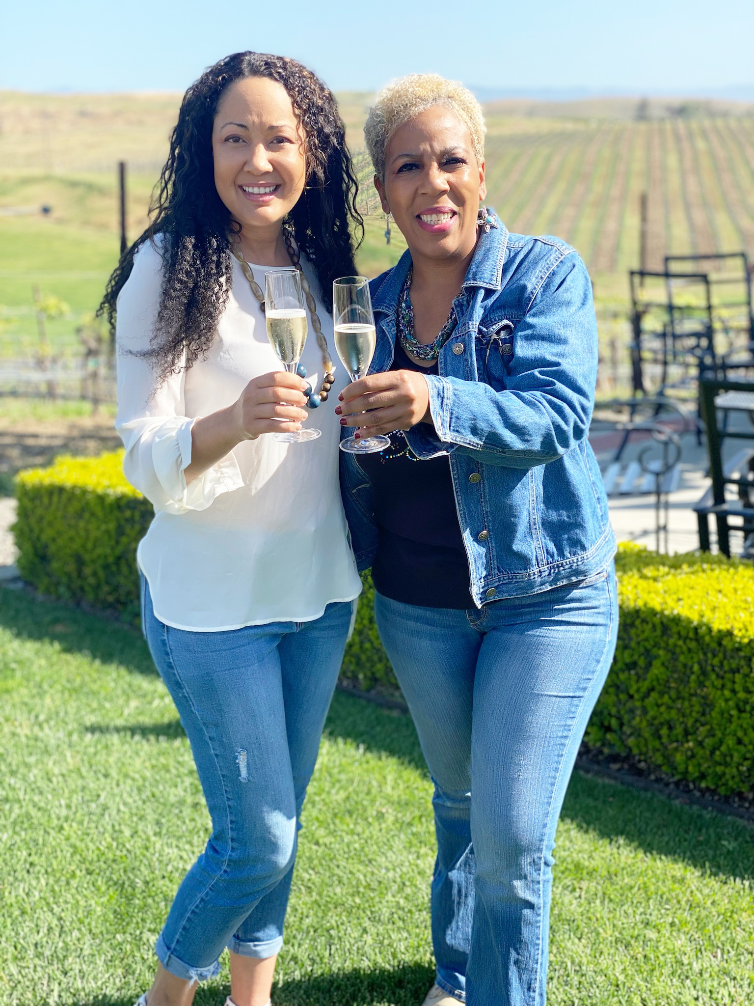 Ms. Desiree Noisette, left and Ms. Stephanie Miller Love