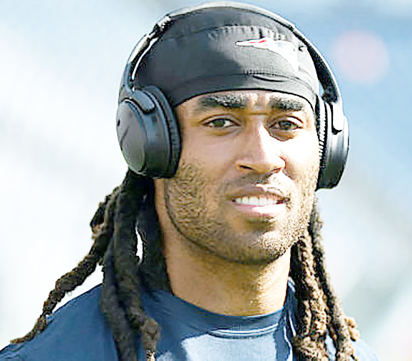 Aug 17, 2019; Nashville, TN, USA; New England Patriots cornerback Stephon Gilmore (24) before the game against the Tennessee Titans at Nissan Stadium. Mandatory Credit: Christopher Hanewinckel-USA TODAY Sports