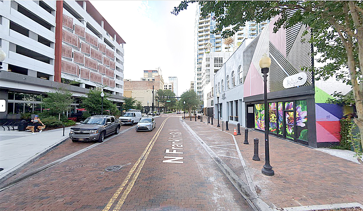 Franklin Street in front of LIT