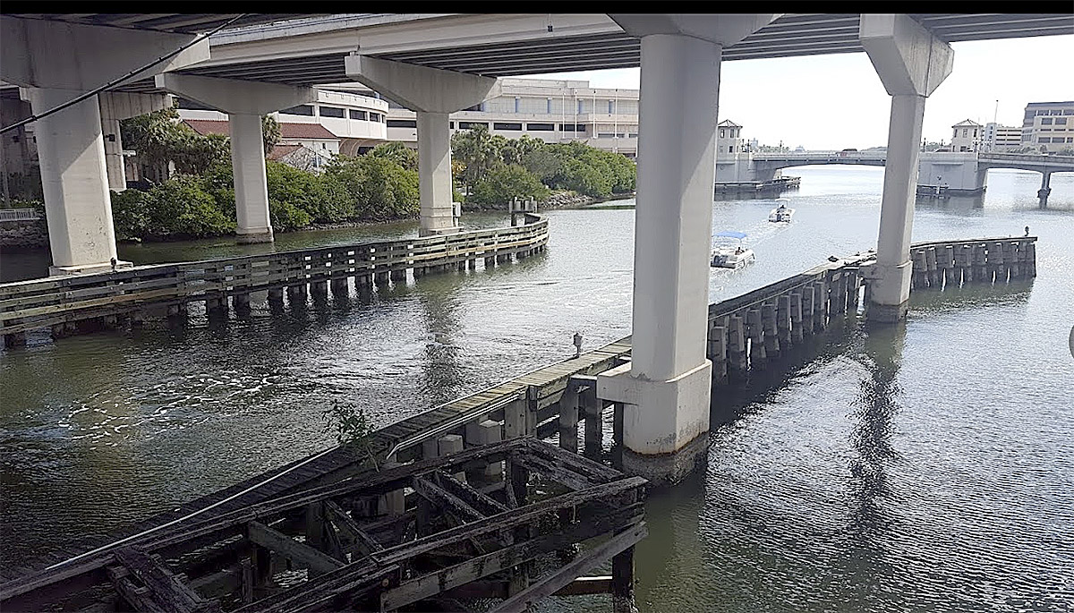North Blvd bridge on w. spruce st