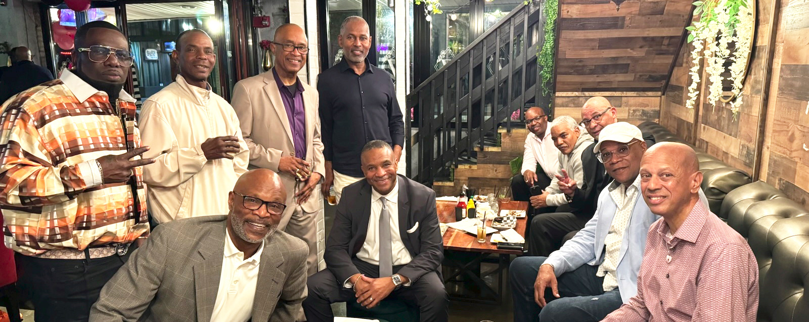 THE FELLAS GET TOGETHER TO CELEBRATE THE LIFE OF 'MOMA ANDREWS’