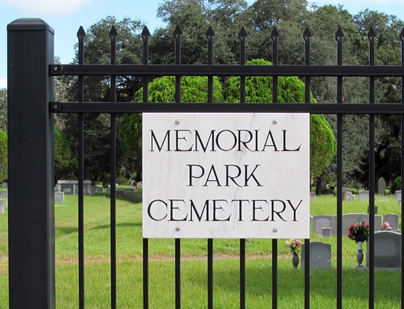 Historic Land Marker Dedication For Memorial Park Cemetery