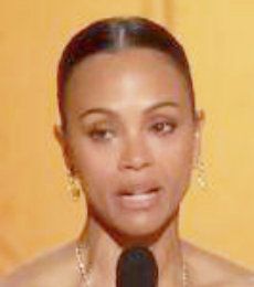 Zoe Saldaña Wins Her First Ever Golden Globe Award, The Only Black Winner Of The Night