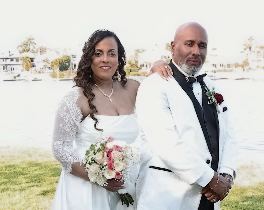 DAWN AND KENNY ARE JOINED IN HOLY MATRIMONY 