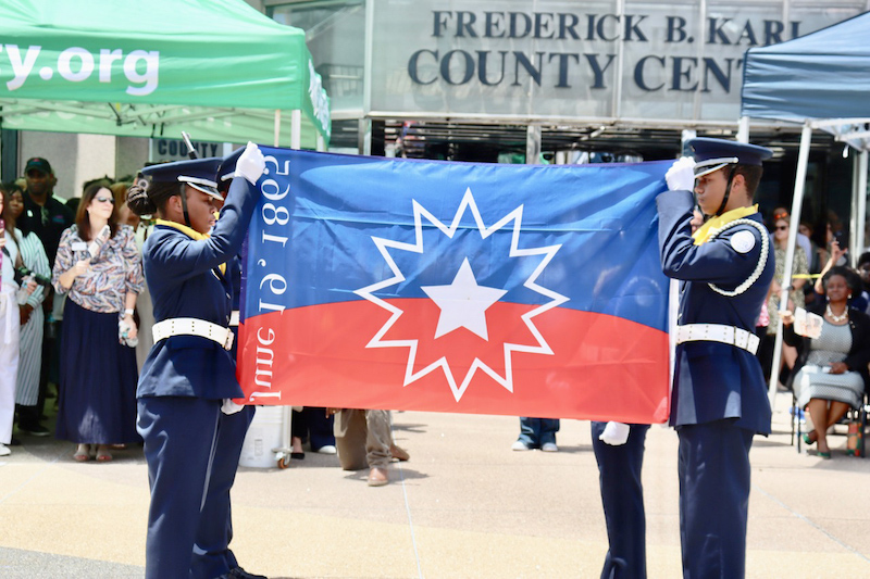 HILLSBOROUGH COUNTY HOLDS JUNETEENTH FLAG-RAISING CEREMONY